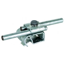 DEHN+SOHNE Клемма для монтажа проводников на жёлобе с двухвинтовой накладкой Rd=8-10мм 16-22мм Cu